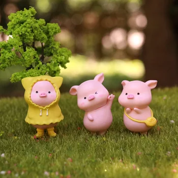 

Home Decoration Accessories Modern Living Room Pig Simulation Animal Figure Garden Deask Decoration Adornos Para Casa W