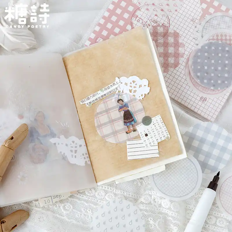 30-45лист/упаковка милые серии/креативные/Конфеты/точка дождя/звезда/решетка Лилия/INS стиль/Руководство/дневник запись/DIY/декоративные наклейки/стикер пакет