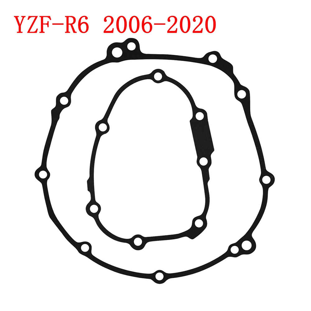 Motorcycle generator Crankcase Clutch oil pump cover Gasket for Yamaha