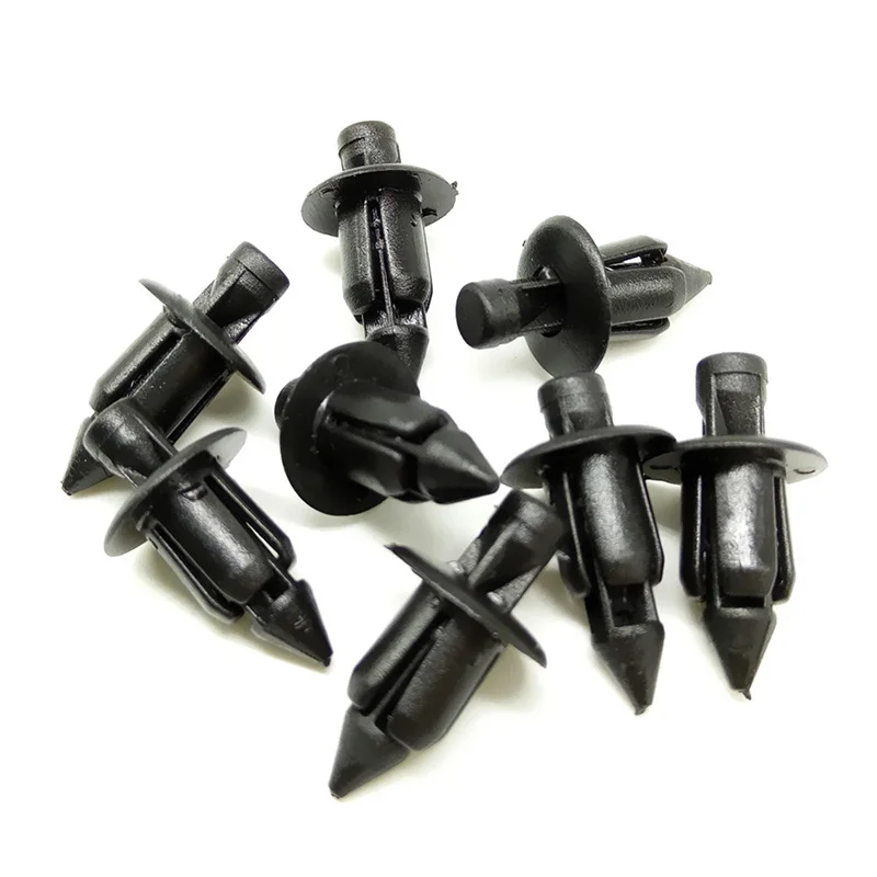 100 Pcs/Pack Plastic Bicycle Fairing Rivet Setting Panel Fastener Clips For Honda Fastener Clips For Honda Suzukii  Kawasakii