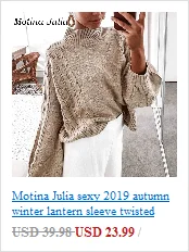 Motina Julia knitted ruffle tops women sleeveless sweater jumper pullover slim casual
