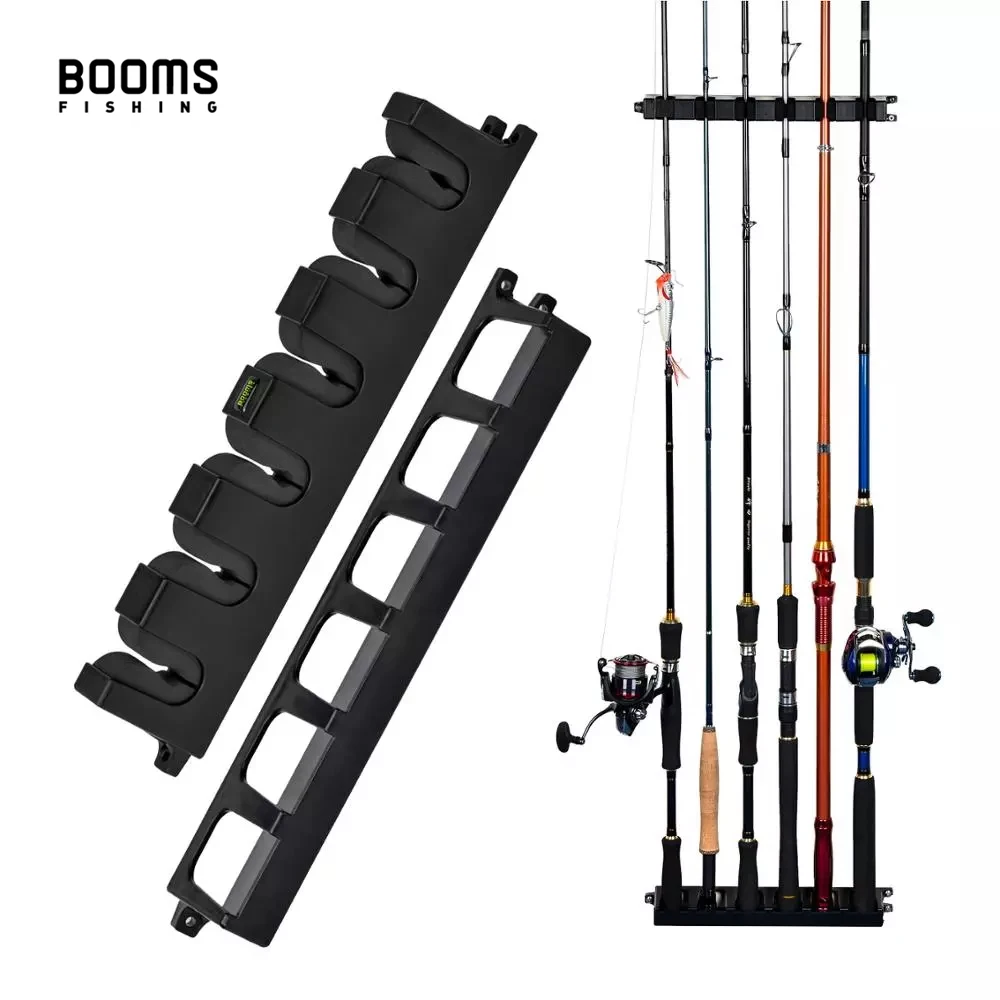 Boms Fishing WV2 Вертикальная 6 стержневая стойка держатель для удочек настенное крепление Модульная
