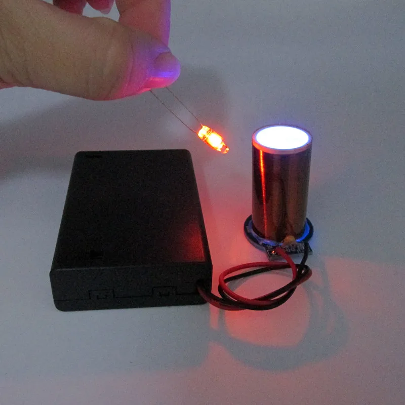 Тесла катушки DIY Kit запчасти на батарейках без дуги мини Тесла DIY космическое освещение