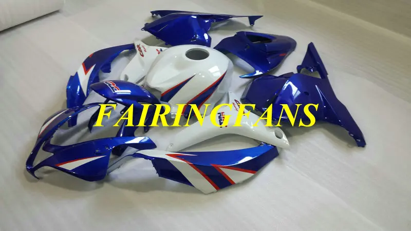 Обтекатель комплект для HONDA CBR600RR F5 09, 10, 11, 12, CBR 600 RR CBR 600 RR CBR 600 2009 2010 2012 синие белые обтекатели комплект+ подарки HD21