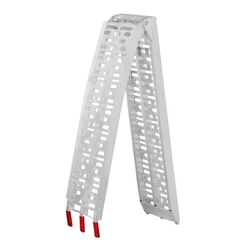 Folding Ladder Steps Motorcycle Loading Trailer Transportation Loading Folding Stairs Aluminum Alloy Ladder Cimbing Ladder 226CM