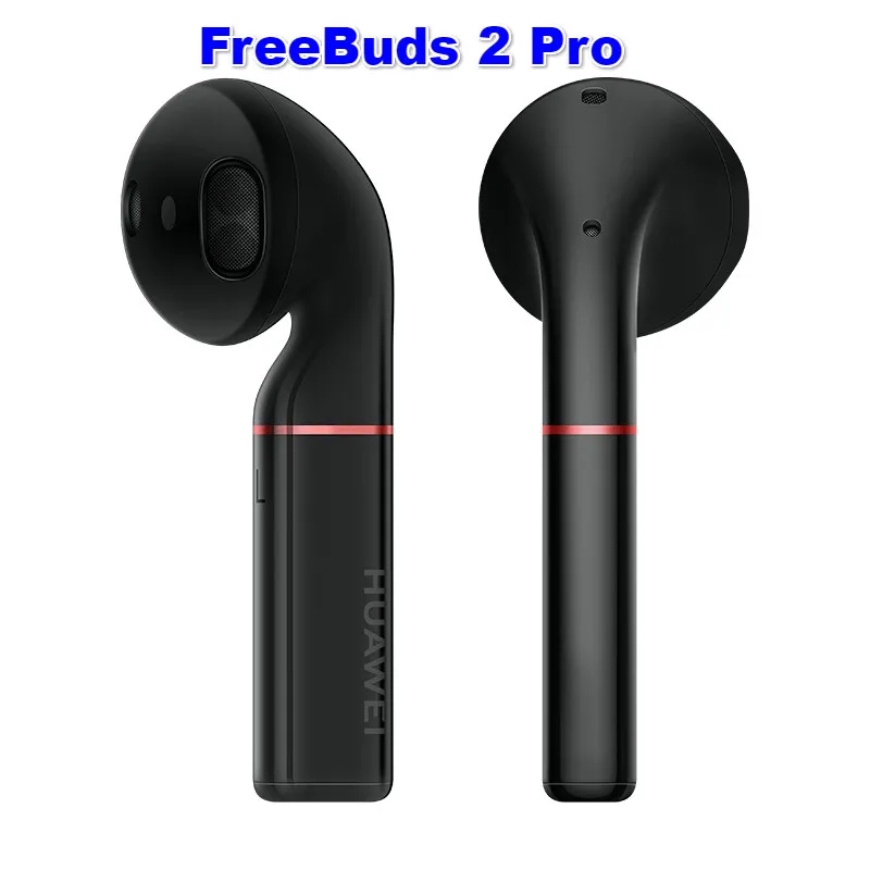 Новинка HUAWEI FreeBuds 2 FreeBuds 2 Pro Bluetooth 5,0 Беспроводные наушники с микрофоном Музыка сенсорный водонепроницаемый гарнитура Handfree динамический - Цвет: FreeBuds 2 Pro black