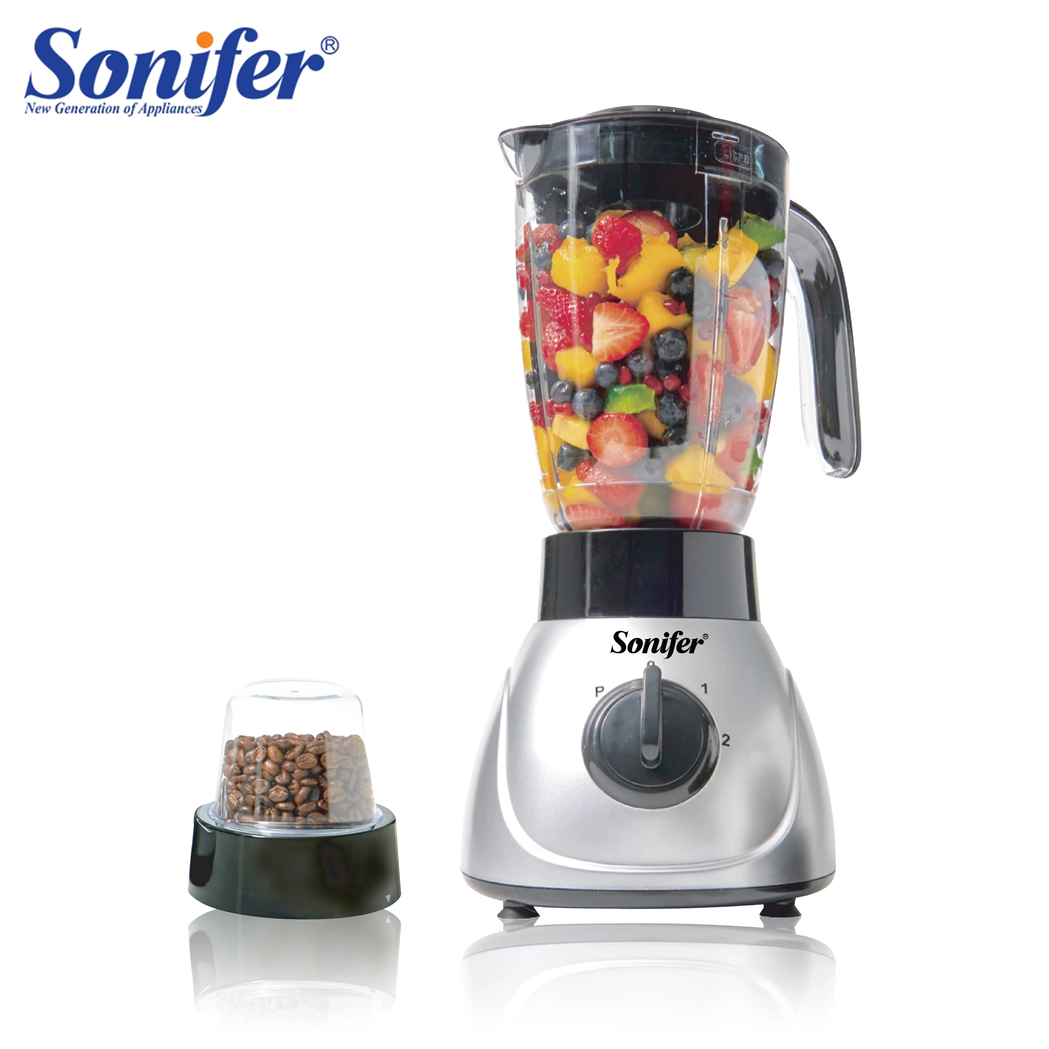 Electric Standing Blender Juicer With Grinder Household Blender Mixer