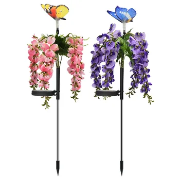 

17 LED Solar Bean Flower Lamp Lawn Lamp to Plug Lantern ED Landscape Light Garden Yard Decorative Lamp patio lights gardening