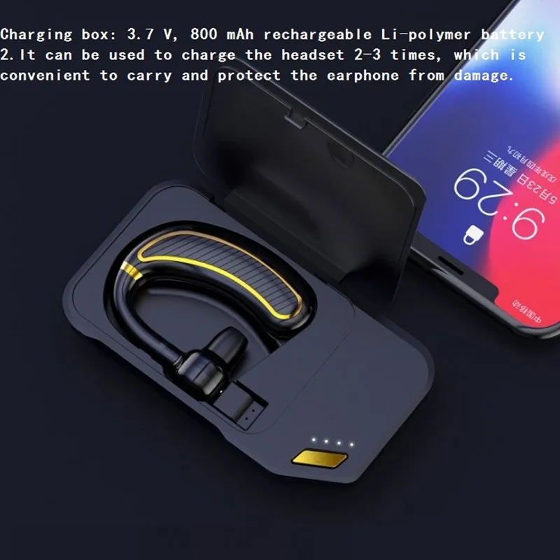 GDLYL Bluetooth V5.0 привод наушники беспроводной Крюк дизайн удобный мобильный телефон альтернативный наушник для левого/правого уха гарнитура