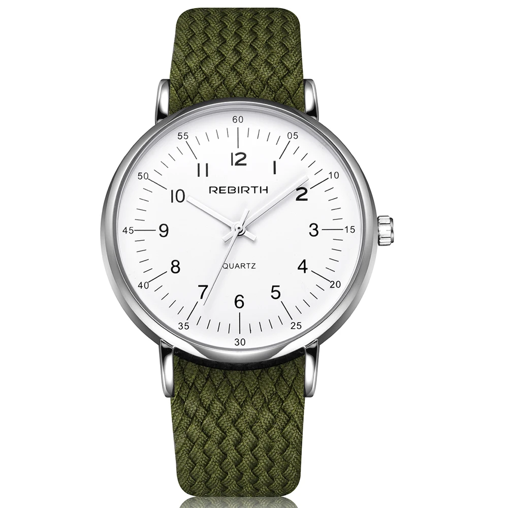 Quartz Watches Casual Fashion Women's Female Stylish Business Military Watch Man Woman Fabric Nylon Strap Clock | Дом и сад
