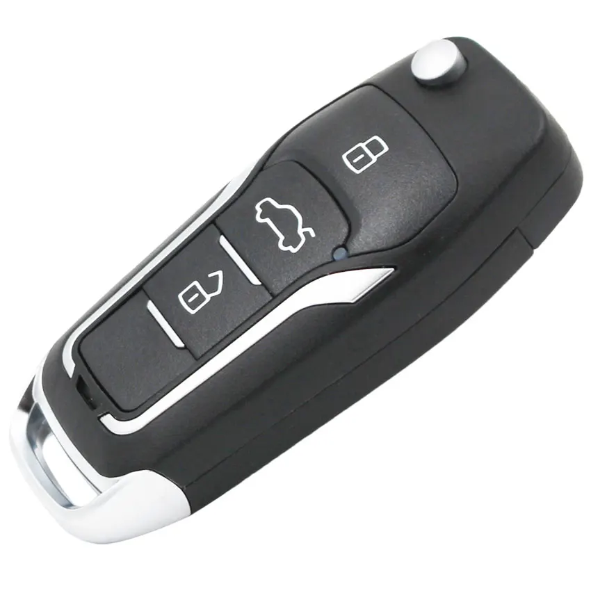 3 кнопки Модернизированный Флип дистанционный Автомобильный ключ 433 МГц 4D63 чип