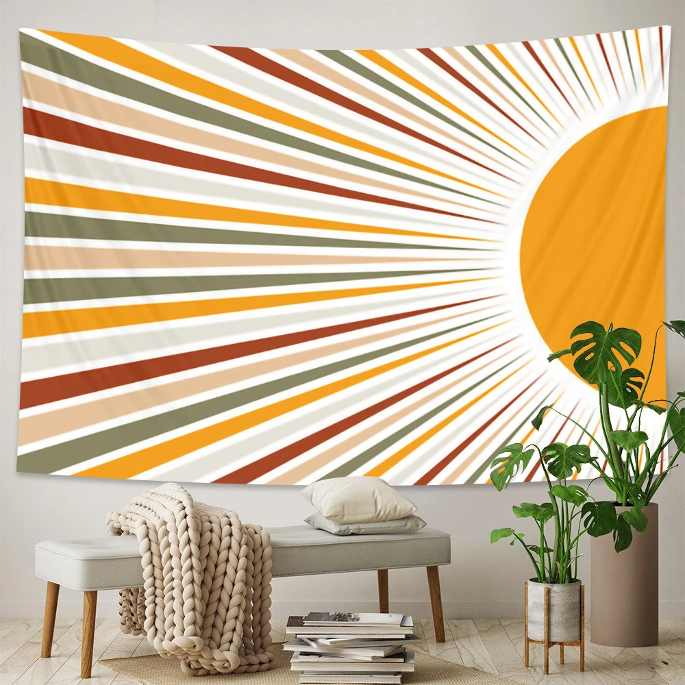 Tapestry Decor Simple fresh wall tapestry Hippie bedroom home decoration tapestry Bohemian decorative Yoga mattress sheet