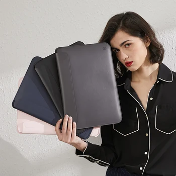 

Leather Laptop Bag for MacBook Air Retina Pro 12 13.3 15.4 Ultra Slim Sleeve Case for MacBook Pro 13 A2159 2019 Air 13