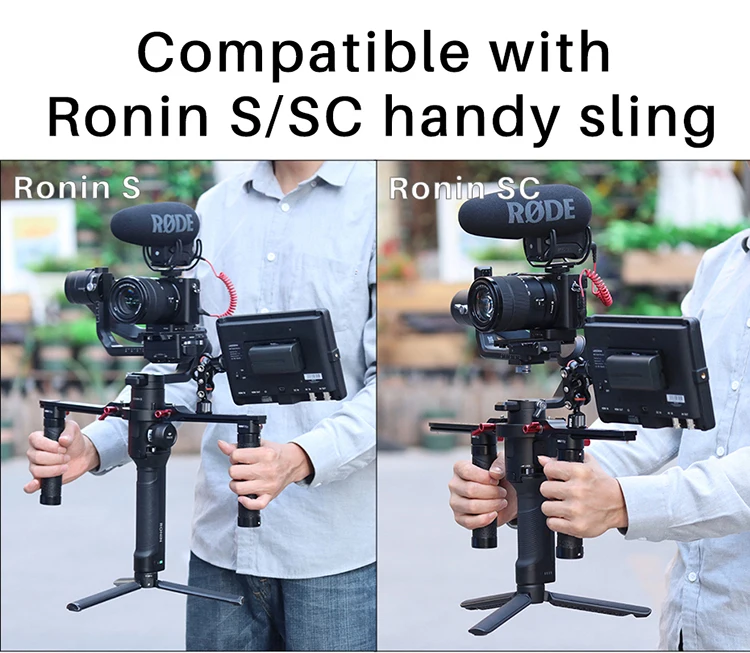 UURig DJI RONIN SC/S Dual Handleld Стабилизатор камеры удлинительная ручка для DJI RONIN SC/S Gimbal стабилизатор аксессуары