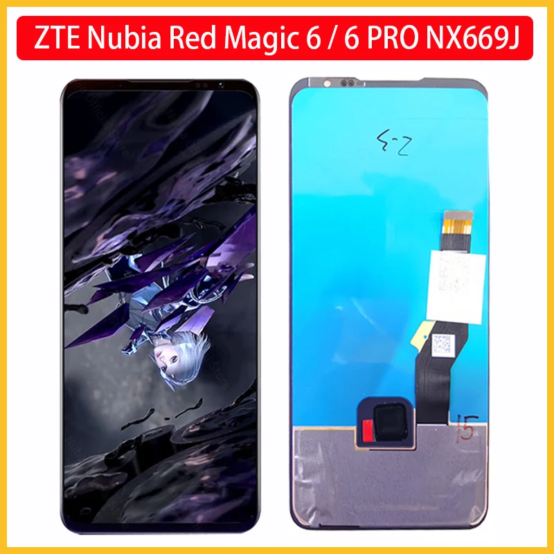 

6.8" For ZTE Nubia Red Magic 6 / 6 PRO NX669J 6S Pro NX669S LCD Display + Touch Screen Digitizer Assembly Phone Repair Parts