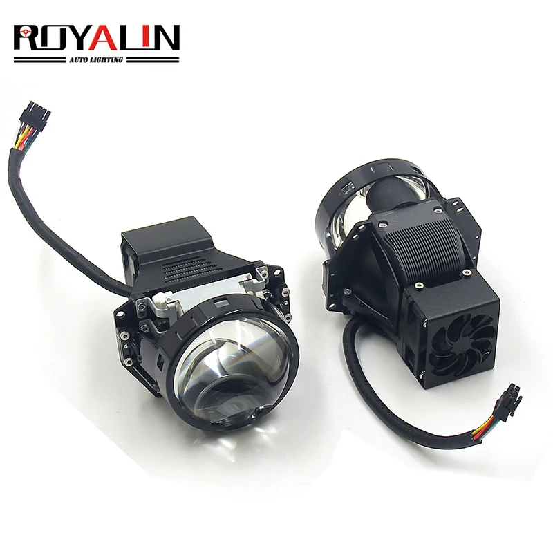 ROYALIN Newest Super Brighterness LP4005 Laser Projector Lens W/ Bi LED