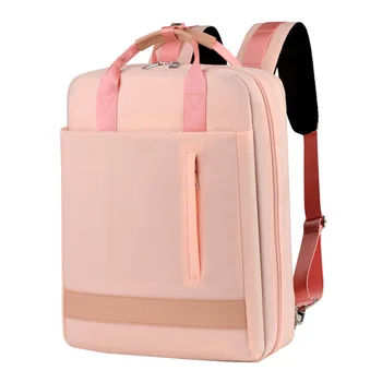 

Storage Business Outdoor Waterproof Laptop Backpack External Charging Port Traveling Wear Resistant Zipper Closure Compartments