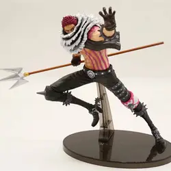 Аниме 21 см one piece Charlotte Katakuri ПВХ Фигурки BWFC one piece Charlotte Katakuri Коллекция Модель игрушка; подарок