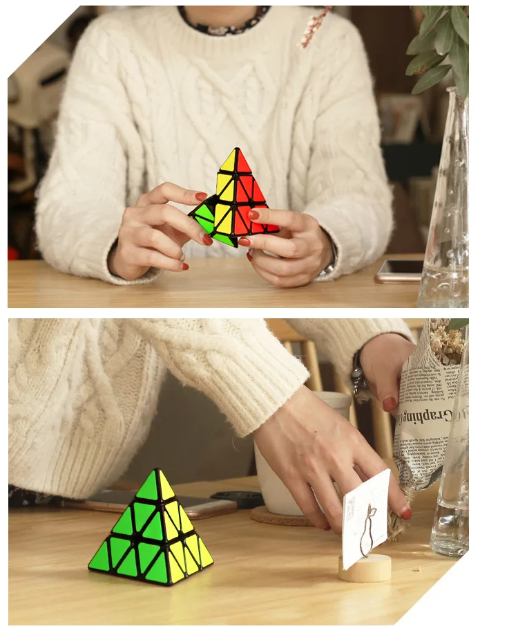 SS triangle 3x3x3 Professional Magicco Cube speed Neo Cube Cubo Магическая наклейка для взрослых антистресс головоломка подарки игрушки для детей