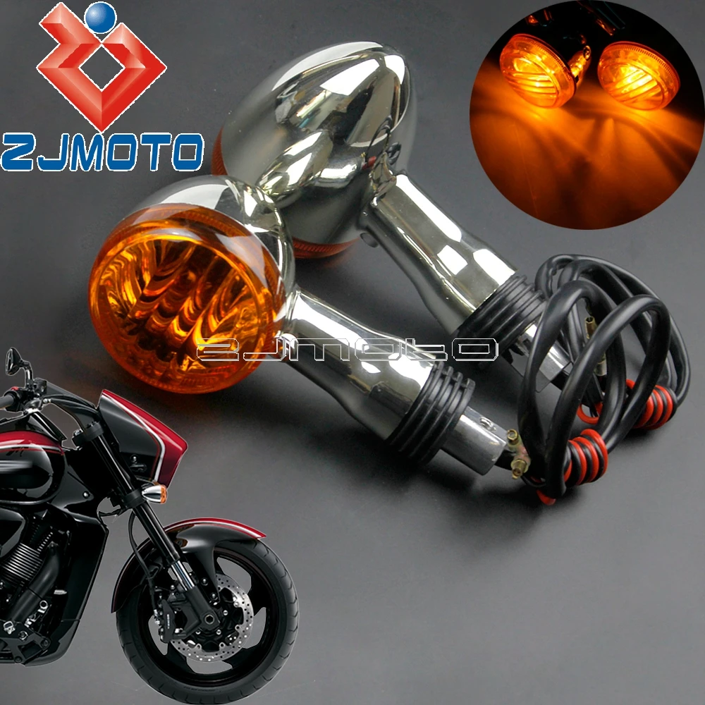 Мотоциклетный передний сигнальный светильник s для Suzuki Boulevard M109R Blinkers Янтарный светильник 2006- VRZ1800 задний указатель поворота светильник