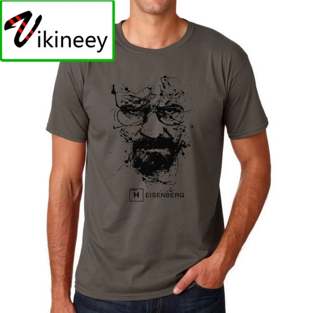 T-shirt Breaking Bad Heisenberg – Homme, Texte Art, Coton 100% – Tailles S à 5XL – Neuf Avec étiquettes