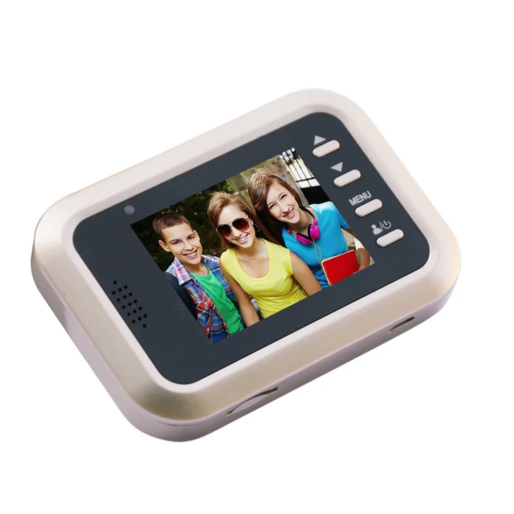 Новейший W8 2,4 дюймов TFT цветной экран Домашний умный дверной Звонок дверь безопасности PIR Мобильная камера обнаружения электронный кошачий
