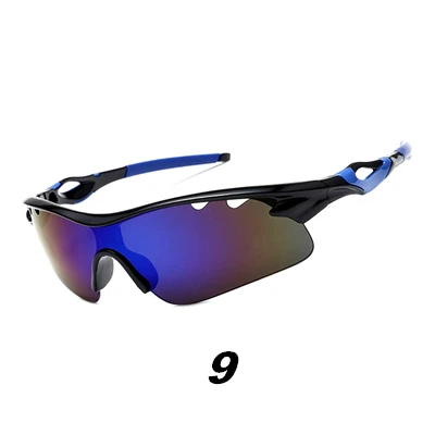 UV400 Солнцезащитные очки для мужчин и женщин, очки для велоспорта, горного велосипеда, MTB велосипеда, очки для рыбалки, для велосипедов, спортивные очки для рыбалки - Цвет: 9