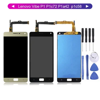 

For Lenovo Vibe P1 P1c72 P1a42 p1c58 LCD Display Touch Screen Digitizer Sensor Assembly with Free Tools