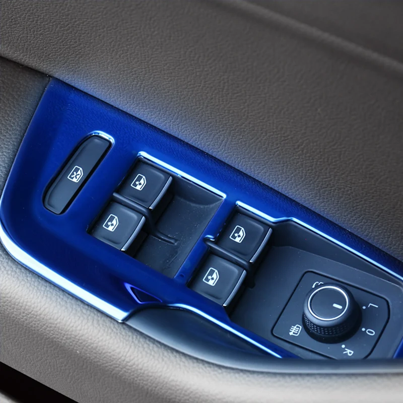 GELINSI для VW Volkswagen Arteon автомобильный Стайлинг для панели управления окон Кнопка подъема крышка Sitcker рамка хромированная отделка Аксессуары