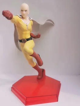 

One Punch Saitama Sensei One Punch Man Figure One-Punch Man Genos 180MM PVC Kids Toys Model Doll Toy Gift