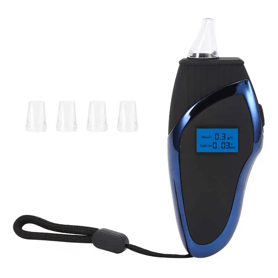 Breathalyzer Digital Wine Tester Concentration Test Blowing Drunk Driving LED Display Hot Sale photo