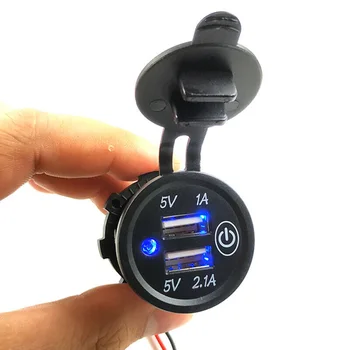 

Touch Car Charger ON/OFF Switch Power Car Charger DC 12V-24V Waterproof Parts