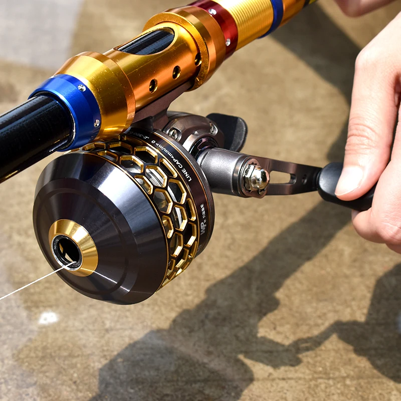 Metal Slingshot Fishing Reel Tuning Spincasting Catapult Bow for