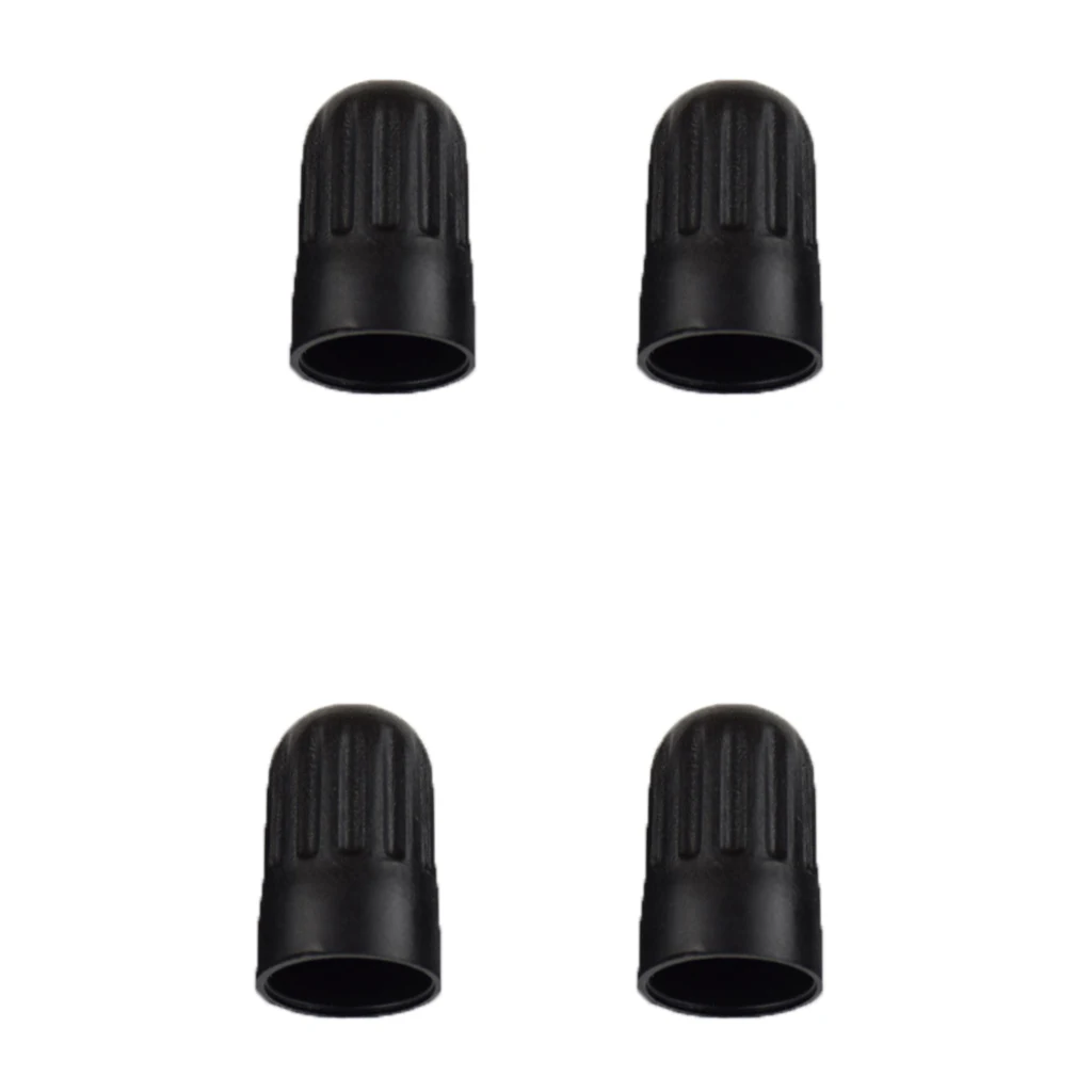 4 Pieces Long  Protection Cap Cover For TR20008 TPMS Valve Black