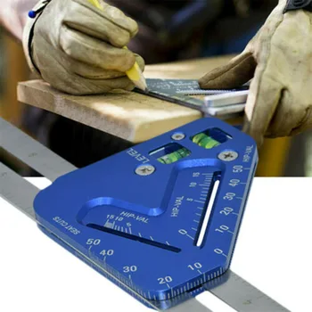 

Marking Angle Ruler Measure Rustproof Woodworking Adjustable Multifunctional