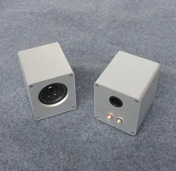 

One pair Desktop Speaker Aluminum Enclosure DIY Chassis (No speaker)