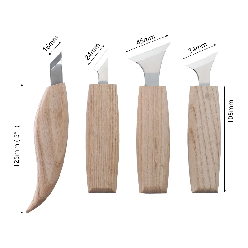Набор для резьбы по дереву DIY ручное долото чип ножи Gouge Деревообрабатывающие инструменты для резьбы 1 комплект