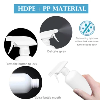 

3/500ML Barber Spray Bottle Empty Bottle Refillable Mist Bottle Dispenser Salon Hair Tools Water Sprayer Grooming Tools Bottle