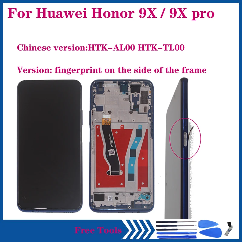 6 59 &quotдля Huawei Honor 9X HTK-AL00 TL00 ЖК-дисплей сенсорный экран дигитайзер сборка для HONOR PRO