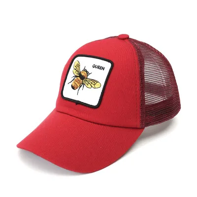 Унисекс бейсбольная шляпа мужская хлопковая Спортивная Кепка Snapback Тигр пчела Прохладный Регулируемый AU - Цвет: Черный