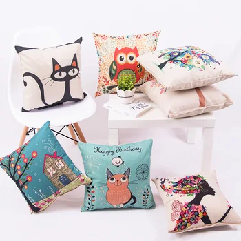 

Sofa Pillow Cartoon Linen Cushion Pillow Stuffed Car Sofa Pillow Office Lumbar Pillow Pillowcase Sofa Pillow Set Lumbar Pillow