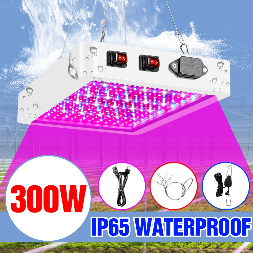 AC 100 277V полный спектр светодиодный растительный светильник 300W 500W Высокая