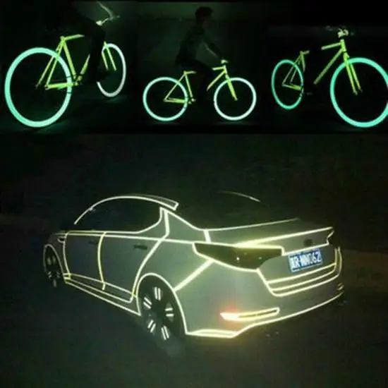

Автомобильная Светоотражающая наклейка, декоративная полоса для мотоцикла, водонепроницаемая наклейка