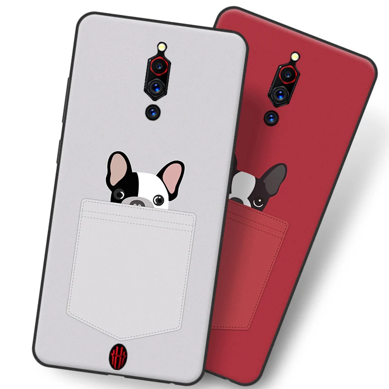 Auroras чехол для Red Magic 5G Мягкий противоударный защитный карман с рисунком собаки ZTE