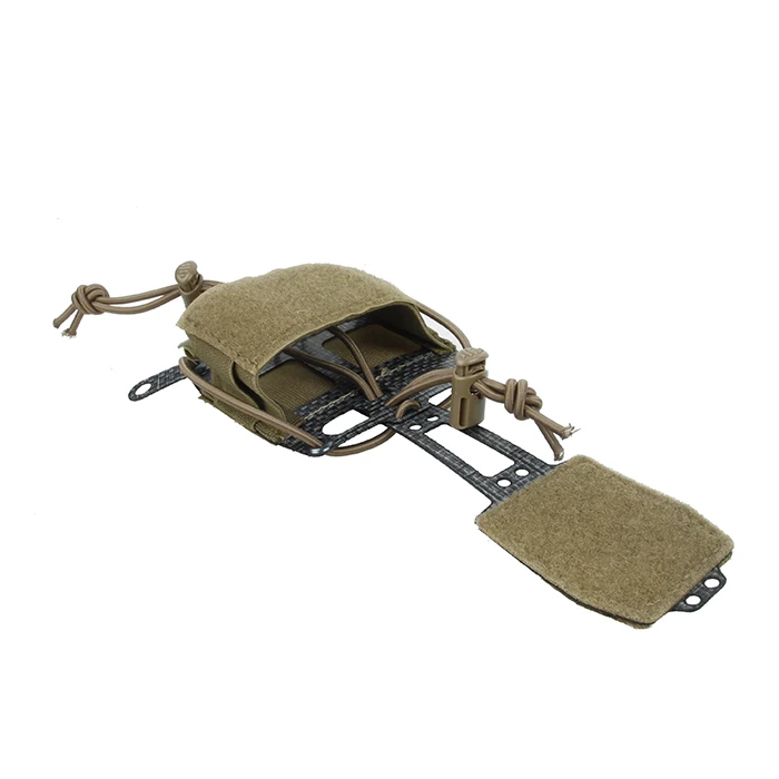 Tactical Multi-Functional T-type Battery Box Storage Bag Outdoor Sports BK CB RG MC MCBK