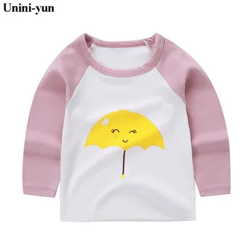 

Girls Long Sleeve Tops pPokemonn Baby Girl Top Cartoon Pink Children T shirts For Kids Clothes Unini-yun T shirts For Kids 24m3t