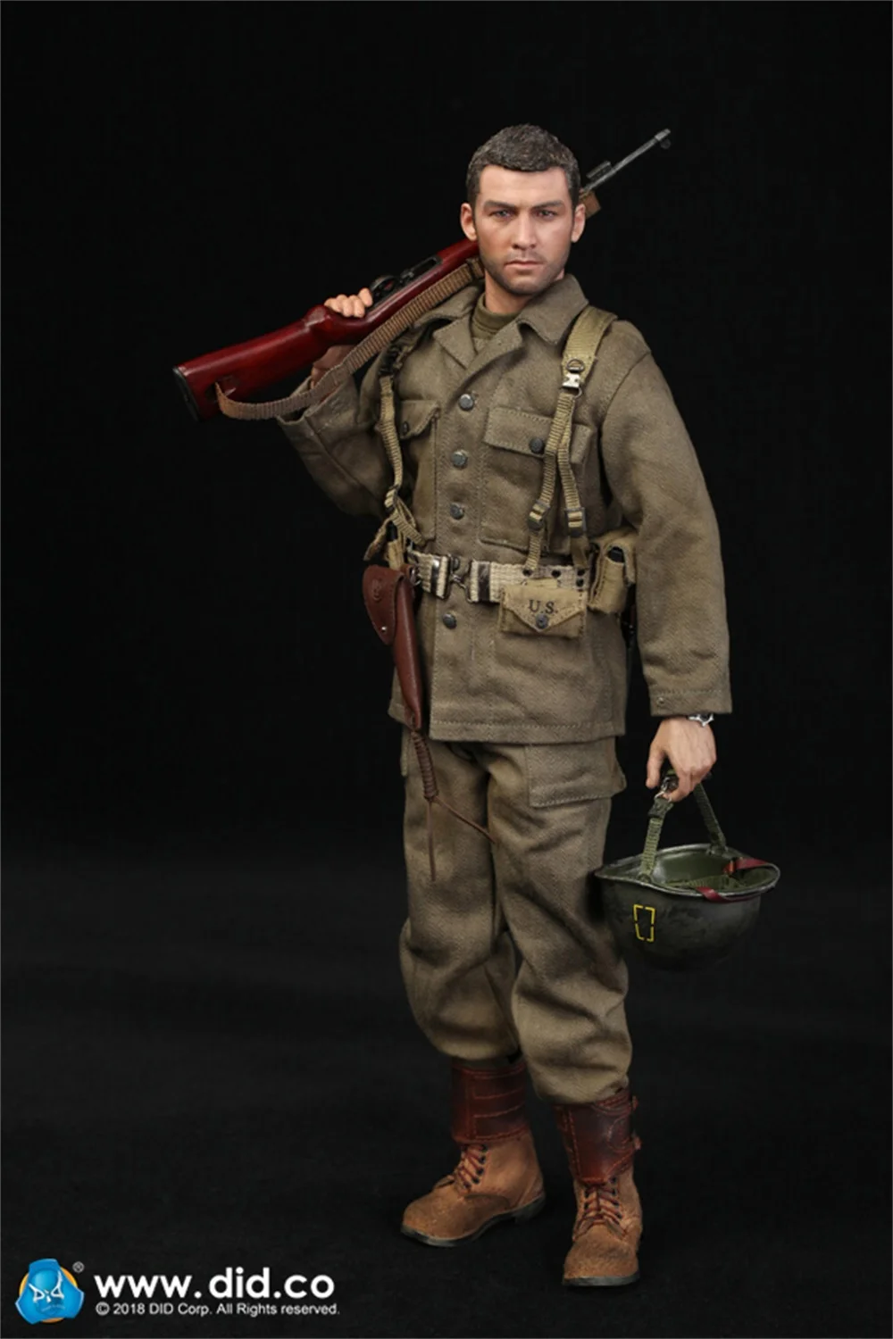 

For Sale 1/6th DID A80129 WWII US Army 77th Infantry Division Captain Sam Battle Uniform Shirt Pant Model Can Suit 12inch Doll