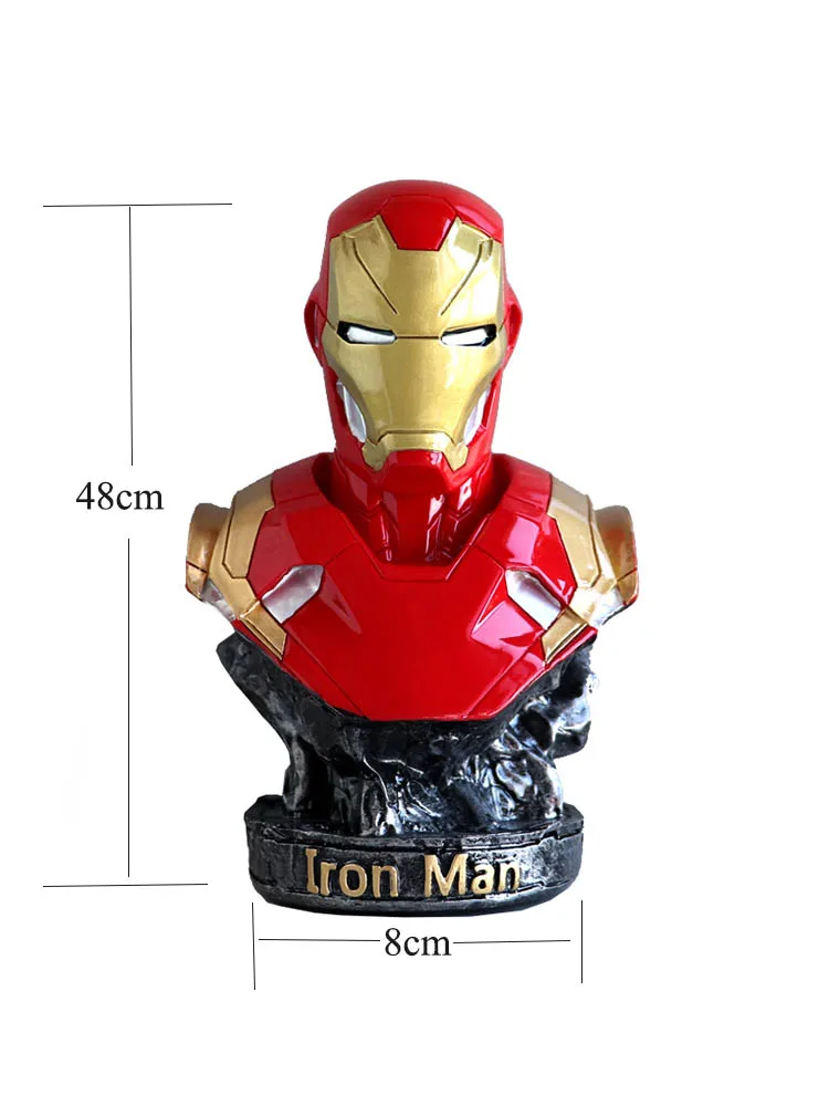 Marvel Infinity War супер герой Железный человек грудь бюст фигурка Косплей Подарки B675 - Цвет: 1