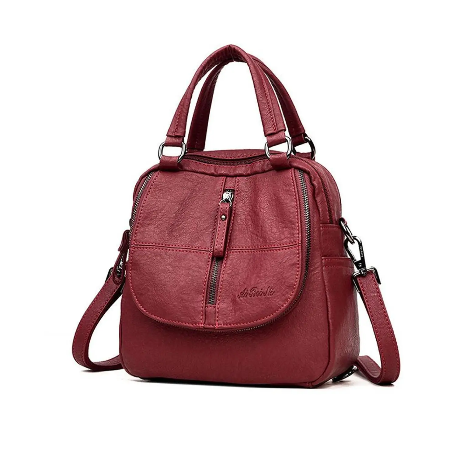 

Luxury Women Backpacks Pu Leather School Bags For Girl Fashion Female Travel Backpack