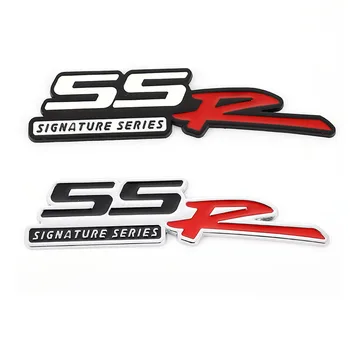 

10pcs Car Sticker SSR Logo Emblem Badge Decals Trunk Sticker Car Front Hood Side for Chevrolet 2003 SSR Signature Fender Series